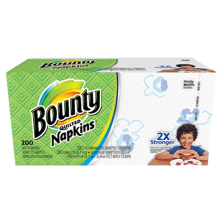 Bounty Bounty Quilted Napkins 1 ply 200 pk 34885